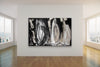 AbstractPainting Acrylmalerei BlackPainting Expressiv Vulva Phallus