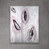 Acrylic Painting Acrylmalerei Fine Art Female Abstrakt Vulva